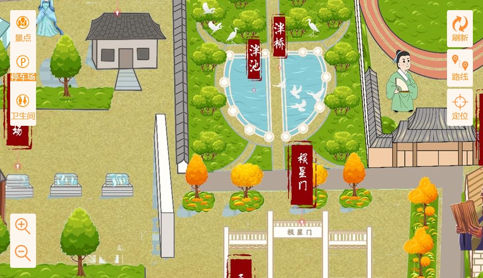 岢岚手绘地图景区语音讲解导览系统：智慧景区建设的基石